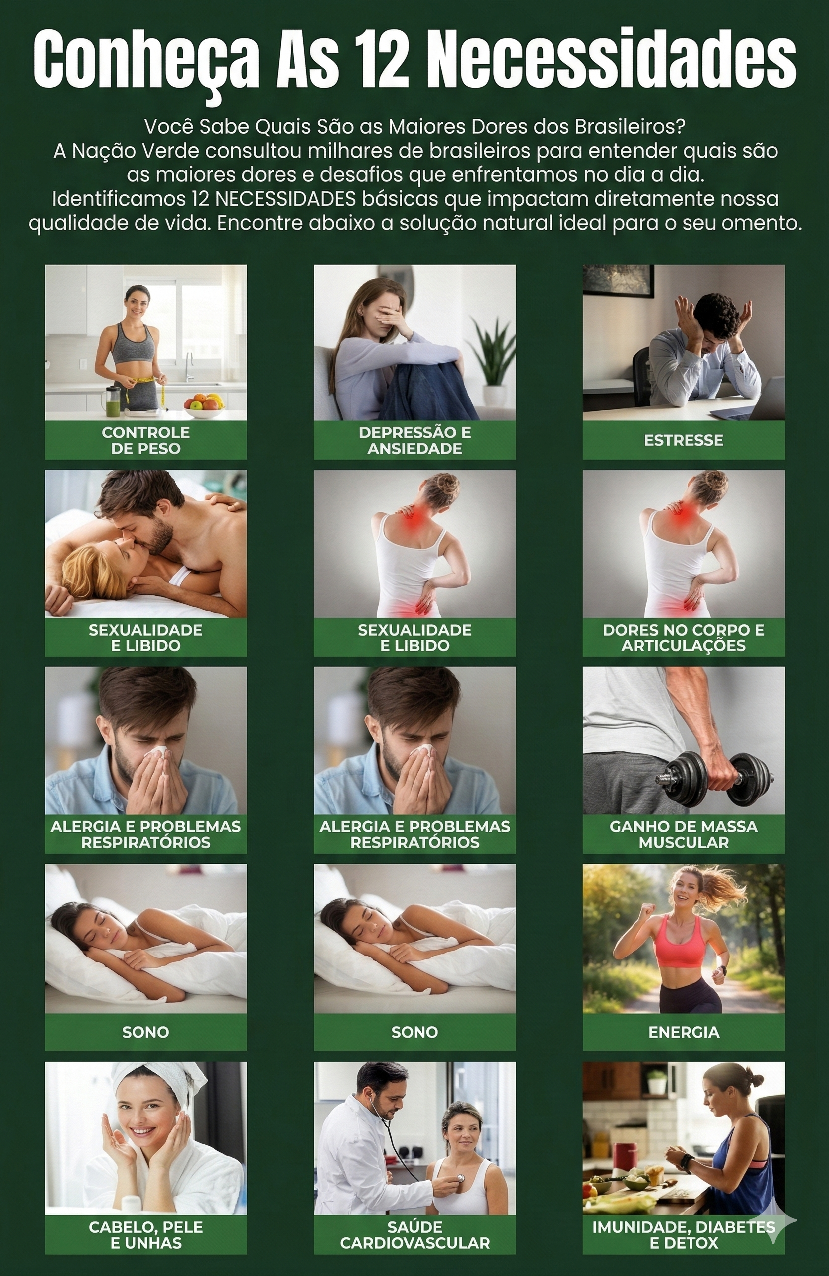 As 12 Necessidades Mobile - Nação Verde